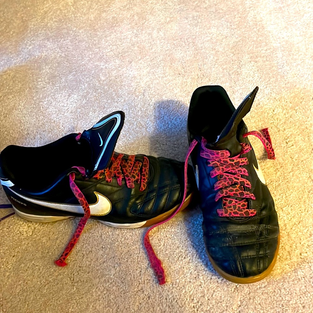 Old indoor shoes.